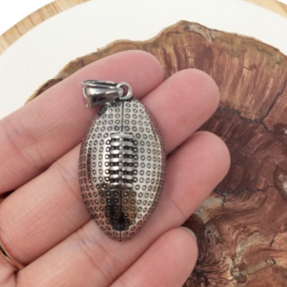 18kGold Fill Football Pendant Charm Sports Pendant